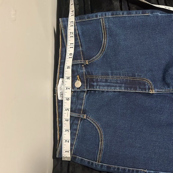 Zara Blue Skinny Jeans High-Rise Stretch size 6 - Picture 10 of 10
